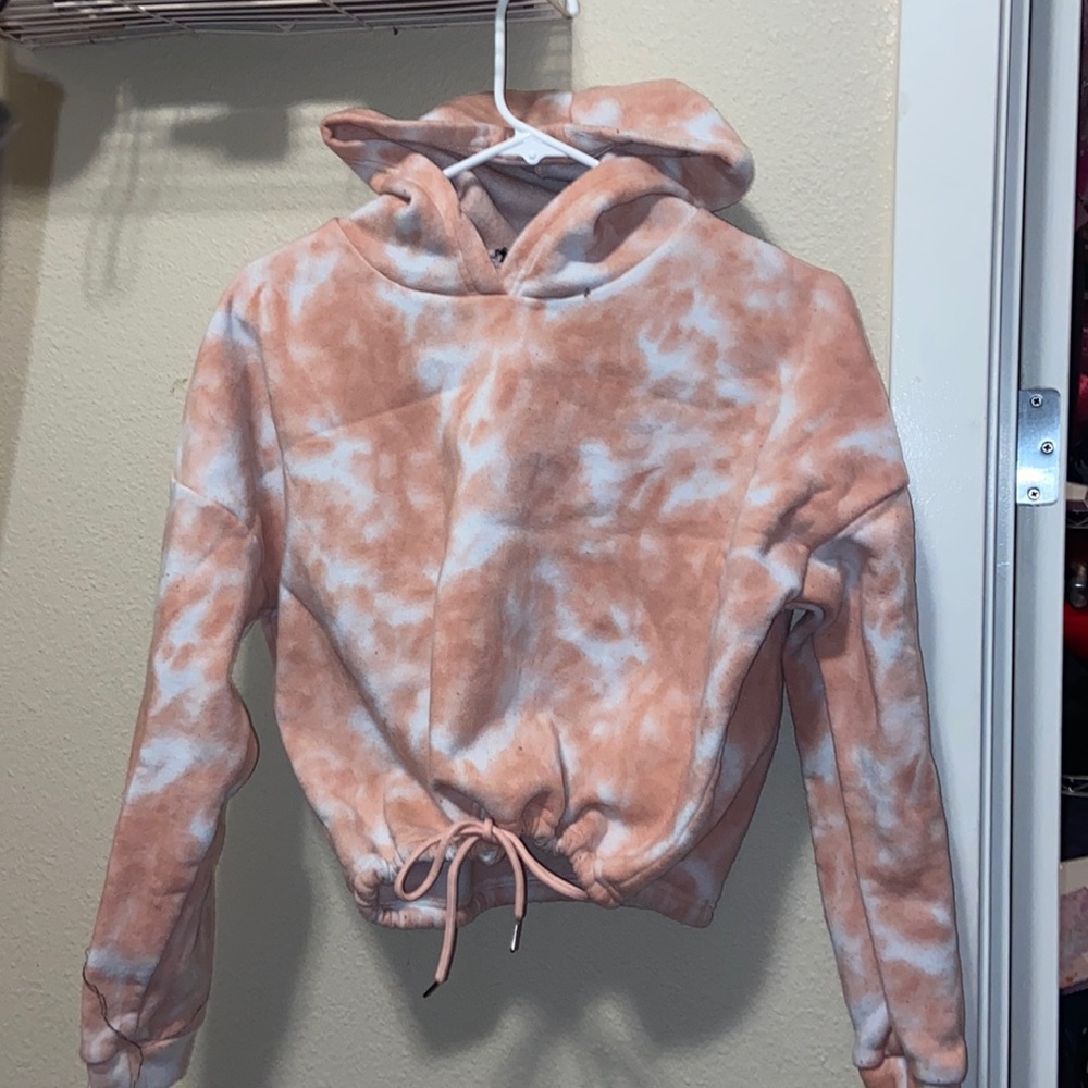 Light Pink Tie Dye Hoodie